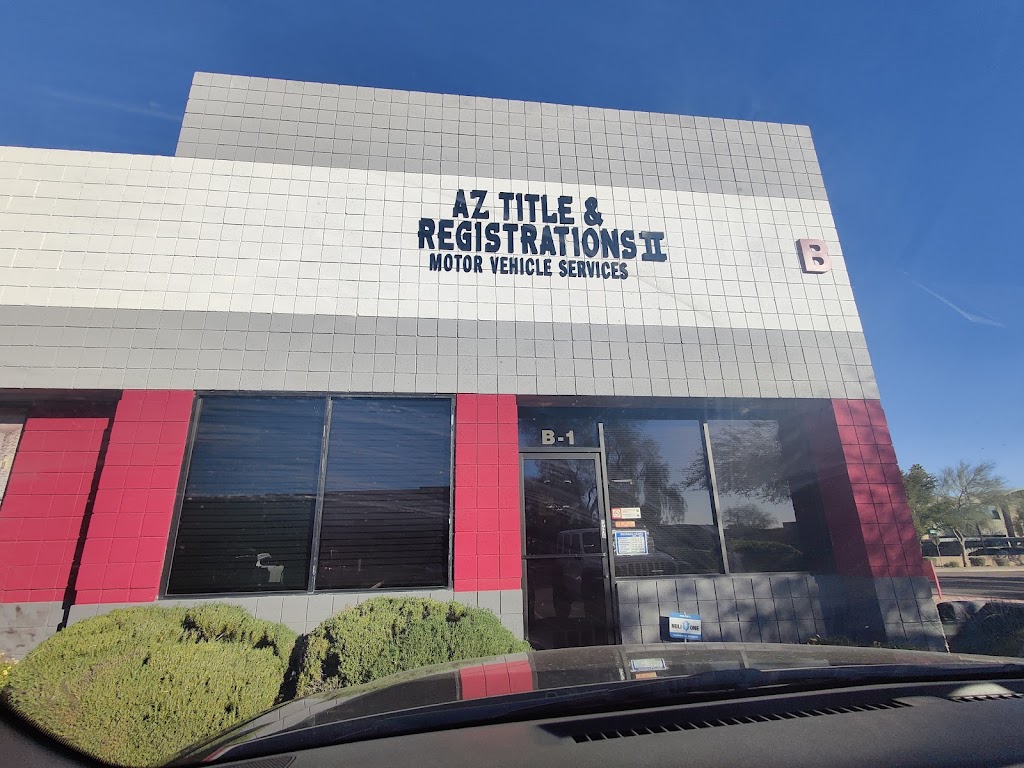AZ Title & Registrations II Department of motor vehicles
